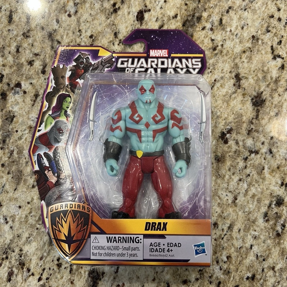 MARVEL GUARDIANS OF THE GALAXY 2015 DRAX HASBRO 6" FIGURE‎ NIP